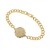 SOS Talisman Ladies Gold Tone St Christopher Medical Bracelet
