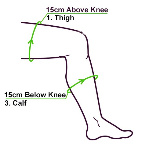 How to measure your leg for the brace