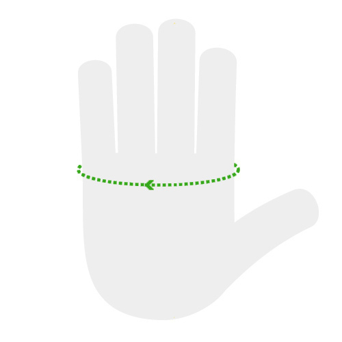 How to measure the width of your hands