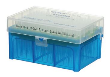 Fisherbrand SureOne Clear Racked Graduated Non-Sterile 200 μL Pipette Tips (Pack of 960)