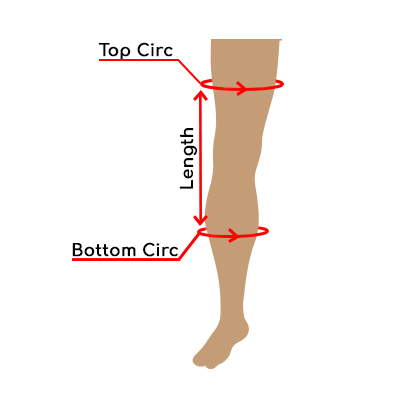 orthogaiter leg measurement guide 