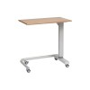 Alerta Gas Lift Adjustable Overbed Table With Wheels