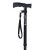 HurryCane Comfort Folding Walking Stick (Black)