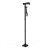 HurryCane Comfort Folding Walking Stick (Black)