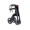 Rollz Motion 2.1 Small Matte Black Combined Rollator and Wheelchair