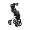 Rollz Flex 1.0 Small Pebble White Rollator with Classic Brake