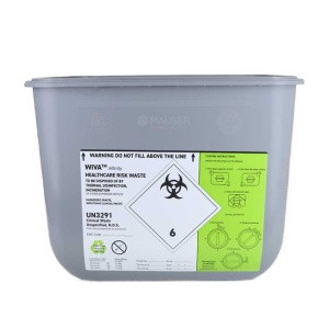 Daniels WIVA Infinity Grey 30-Litre Clinical Waste Container (Bin Only)