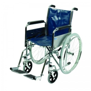 Days Chrome-Plated Self-Propelled Wheelchair