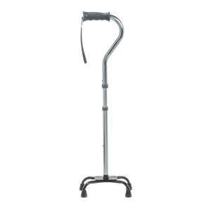 Drive Folding Height-Adjustable Quad Walking Stick