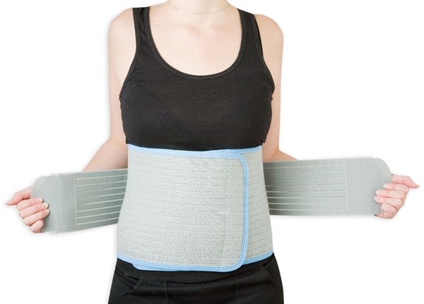 Elastic Abdominal Binder Stomach Compression Slimming Belt Back