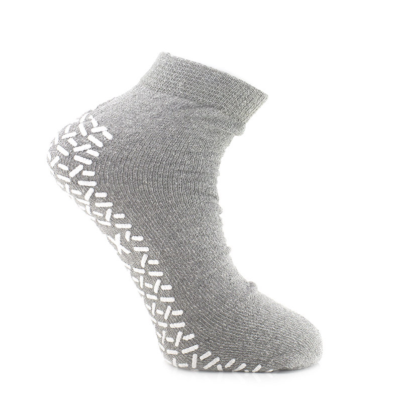 Medline Single Tread XX-Large Grey Slipper Socks (Five Pairs ...