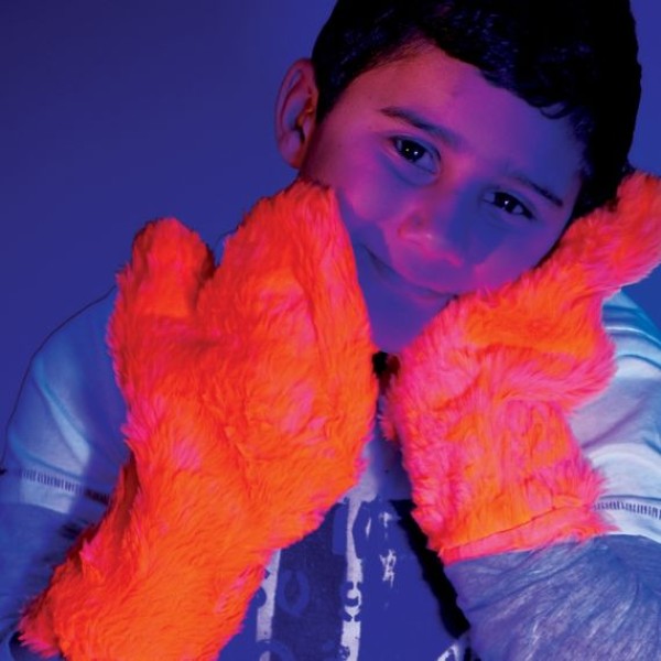 Neon Glow in the Dark Sensory Mittens