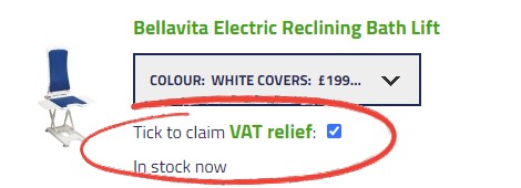 VAT Example for MedicalSupplies.co.uk