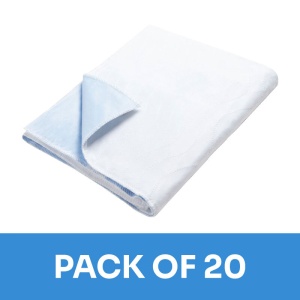 Pack of 20 Community Incontinence Bed Pads without Tucks