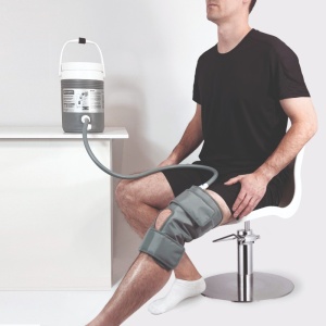 Promedics Cryotherapy Cooler and Knee Wrap Bundle for Post-Operative Rehabilitation