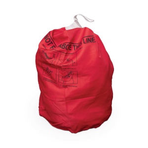 SafeKnot Linen Bag for Hospital Laundry (Red)