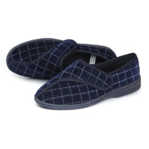 Sandpiper Comfortable Non-Slip Navy Blue Slippers for Men