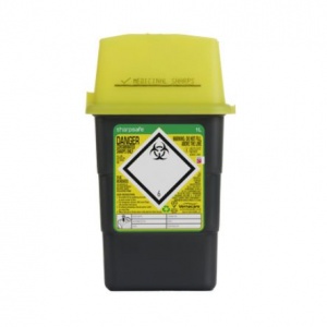 Sharpsafe 1 Litre Sharps Container (Pack of 100)