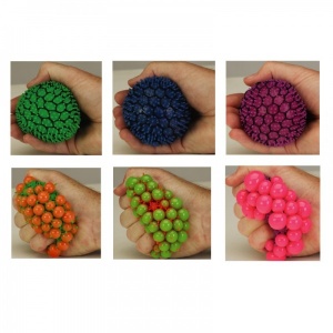 SpaceKraft Sensory Mesh Stress Balls (Set of Four)