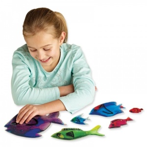 SpaceKraft Sensory Squidgy Sparkle Fish (Set of Four)