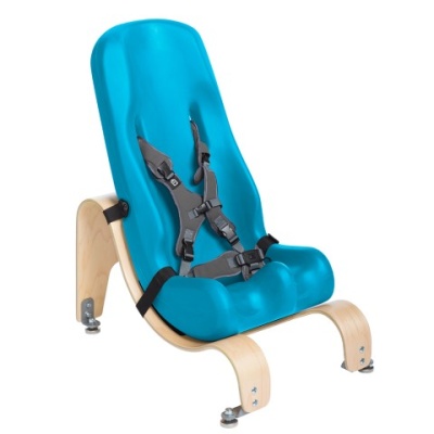 Special Tomato Soft-Touch Sitter Seat with Stationary Base (Aqua)