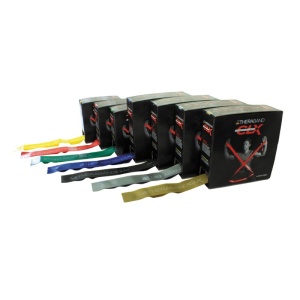 TheraBand CLX Resistance Bands with Consecutive Loops (22m Roll)