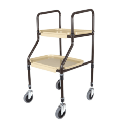 Days Height-Adjustable Plastic Shelf Mobility Trolley