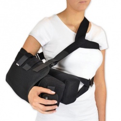 Buy Adjustable Foam Arm Sling Shoulder Immobilizer - Use While Sleeping  Support for Rotator Cuff, Broken and Fractured Bones, Sprains, Strains,  Tears, Post Surgery & Dislocations by Brace Direct Online at Low