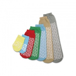 Medline Single-Tread Slipper Socks, Latex Free Slippers
