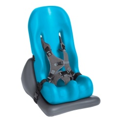 Special Tomato Soft-Touch Sitter Seat with Floor Wedge Base (Aqua)